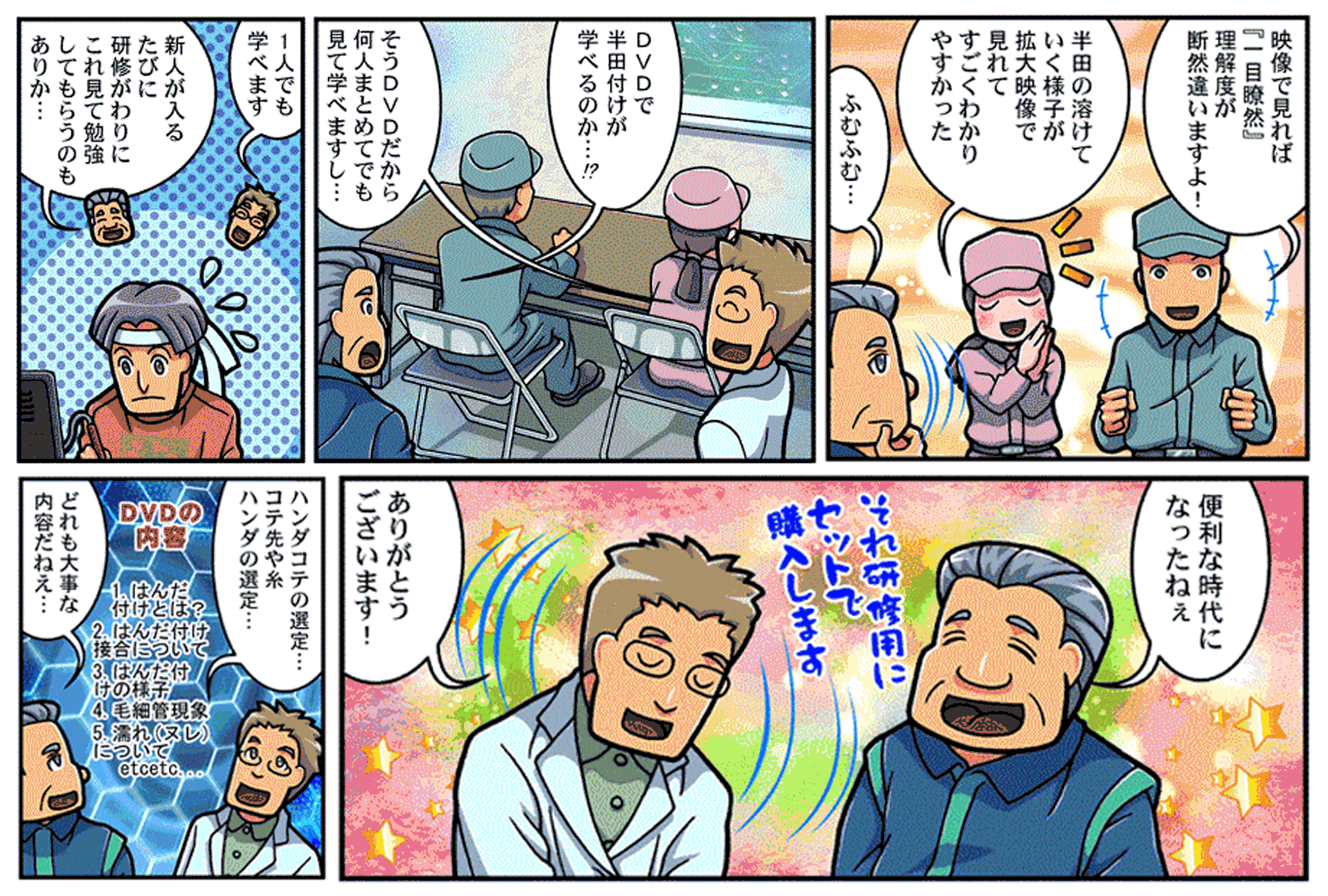はんだ付けDVD漫画